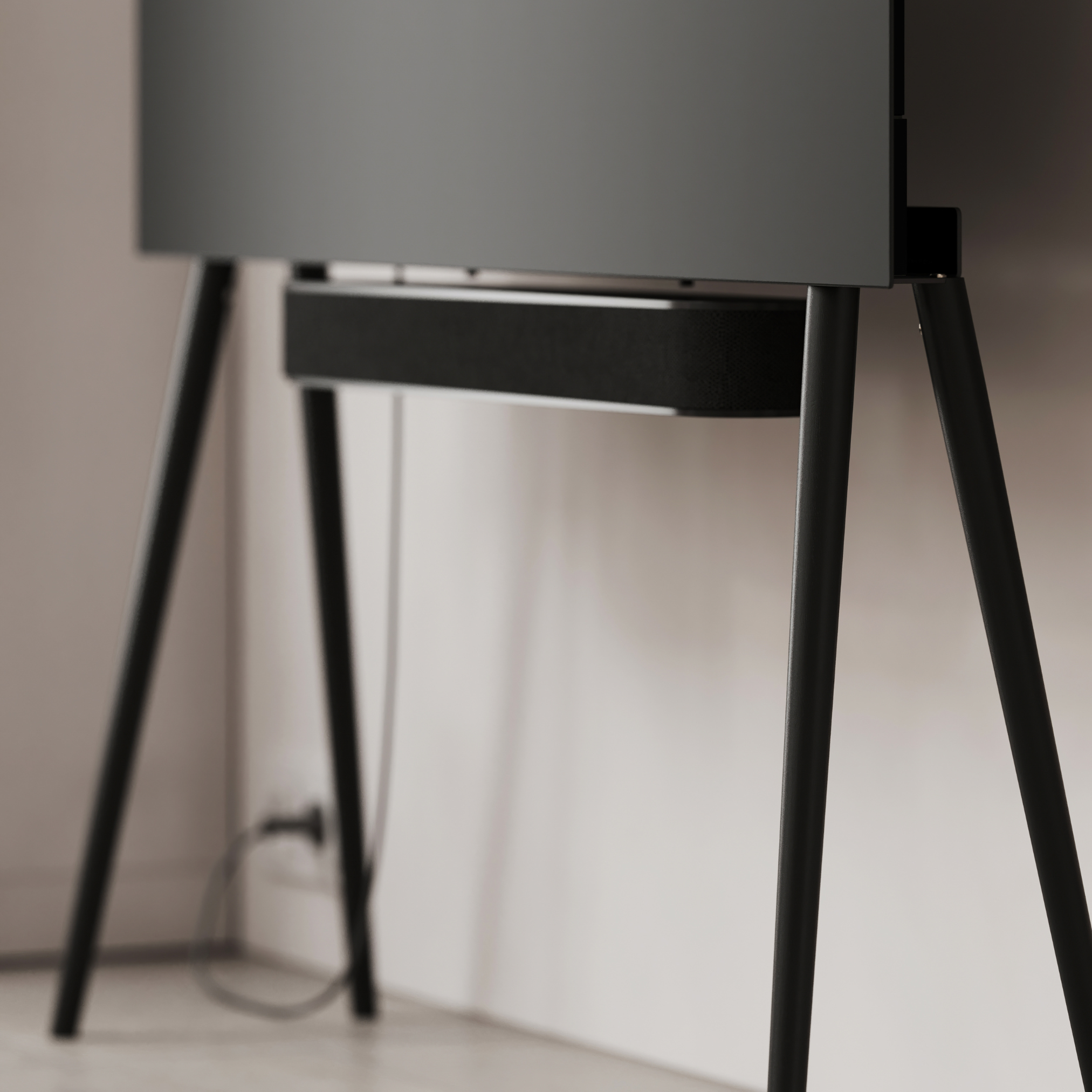 JALG TV-Stand Birch / Black 42" - 55"